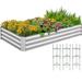 Arlmont & Co. Chassica Metal Garden Bed Metal | 12 H x 35.43 W x 70.86 D in | Wayfair 1C2ABA7562034854AA04613F68147F72