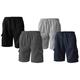 Site King Cargo Jogging Shorts, Grey,4XL