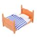 1 Set DIY Mini House Mini Bed Mini Furniture Adornment Living Room Scene Layout Decor