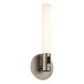 WAC Lighting Clare 16 1-Light LED Modern Aluminum Wall Sconce in Brushed Nickel