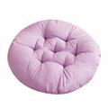 Zeceouar Round Chair Cushions Indoor/Outdoor Round Seat Cushions Chair Seat Pad Floor Cushion Pillow Round Stool Pad For Garden Patio Furniture Round Chair Pad For Home Office (14.7In) Purple