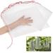 Fruit Protector Bags Pack of 50 12 x8 Nylon Mesh Barrier Bags with Drawstrings Protect Plant Seeds Fruit Flowers Vegetables Reusable Mesh Protector Bags