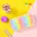 Back to School Supplies Under $1 Lzobxe Clearance Pencil Pouch Women Student Faux Zipper Clutch Bag Makeup Cosmetic Pouch Pen Bag Pencil Case