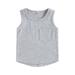 GXFC Toddler Boys Vest Kids Boys Sleeveless Solid Tank Top with Pocket Summer Child Boy Casual Undershirts Tops 6M-4T