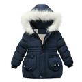 Toddler Boy Ski Pants Snow Children Hoodie Jacket Winter Thick Outwear Warm Zip Girls Kids Coats Girls Coat&jacket Kid Ski Bib