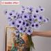 Girlsshop Artificial Daisy Flowers Fake Gerber Daisy Silk Bouquets 1 Bouquet with 5 Heads Daisy Pastoral Style for Home Garden Window Wedding Indoor Outside Decoration