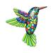 Kayannuo Back to School Clearance Metal Hummingbird Wall Decoration Colorful Birds Art Fence Decorations Metal Birds Outdoor Wall Sculpture Hanging For Garden Home Decoration Party Decoration