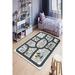 LaModaHome Area Rug Non-Slip - Blue Amusement park road and sea Soft Machine Washable Bedroom Rugs Indoor Outdoor Bathroom Mat Kids Child Stain Resistant Living Room Kitchen Carpet 4.7 x 7.3 ft