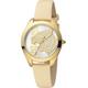 Just Cavalli Women's Pantera Maglia Quartz Watch with Analog Display and Leather Bracelet Jc1L210L0015, Beige, Strap, Beige, strap