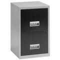 Pierre Henry Filing Cabinet Steel Lockable 2 Drawers A4 - 095808