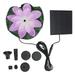 Outdoor solar fountain 1 Set Lotus Solar Fountain Outdoor Waterscape Fountain Pond Floating Fountain