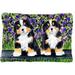 Carolines Treasures Bernese Mountain Dog Decorative Indoor & Outdoor Fabric Pillow - 12 x 16 in.