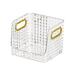 Large Capacity Storage Case Set - Keep Tidy Non-Slip Base U-shaped Opening Cosmetics Small Items Storage Holder Household Supplies