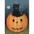 Toland Home Garden Hollow Cat Garden Flag 12.5in. x 18in.