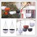 Hanging planter 2 Pcs Plastic Hanging Planter Chlorophytum Flowerpot Hanging Flower Container