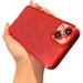 Compatible with iPhone 13 Mini Case for Women Girls Glitter Luxury Cute Flexible Plating Shockproof Full Camera Lens Protective Phone Cases for iPhone 13 Mini Cute 5.4 - Red