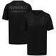 "T-Shirt Mercedes AMG Petronas F1 2023 Team Stealth - Noir - Homme Taille: XS"