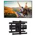 Samsung QN65Q60CAFXZA 65 QLED 4K Quantum HDR Dual LED Smart TV with a Sanus VXF730-B2 Full Motion Wall Mount (2023)