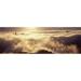Panoramic Images Suspension bridge covered with fog viewed from Hawk Hill Golden Gate Bridge San Francisco Bay San Francisco California USA Poster Print by Panoramic Images - 36 x 12