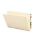Smead Shelf Folders Straight Cut Single-Ply End Tab Legal Manila 100/Box - Manila