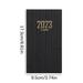 XMMSWDLA Black Pens A6 Mini Notebook Personal Organizer Planner Daily Planner Notebook Travel Diary Fountain Pen