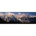 Panoramic Images Snowcapped mountain peaks Dolomites Italy Poster Print by Panoramic Images - 36 x 12