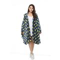 Yoone Stylish Hooded Women Raincoat Outdoor Long Poncho Waterproof Rain Coat Rainwear