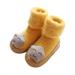 Girls High Tops Size 2 Autumn And Winter Cute Children Toddler Shoes Boys And Girls Flat Bottom Floor Socks Shoes Non Slip Warm Comfortable Cartoon Star Tennis Shoes for Kids Girls