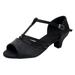 Womens Leather Sandals Size 8 Women Fashion Dancing Rumba Waltz Prom Ballroom Latin Salsa Dance Shoes Sandals Platform Slide Sandals for Women