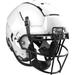Schutt F7 VTD Adult Football Helmet with Carbon Steel Mask (White M Black ROPO-NB)