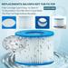 Swimming Pool Filter (4 Pack) fit for Cartridge Type I II III IV VI VII Pool Filter spa Filter and hot tub Filter Replacement Cartridge for hot tub Filter Easy to Set