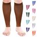 Doc Miller Calf Compression Sleeve Men and Women - 20-30mmHg Shin Splint Compression Sleeve Recover Varicose Veins Torn Calf and Pain Relief - 1 Pair Calf Sleeves Chocolate Color - Small Size