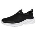 TOWED22 Training Men s Sneakers Bowling Shoes Men Slip on Sneakers for Indoor Outdoor Gym Travel Work(Black 11.5)