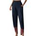 Mrat Long Pant Women s Yoga Pants with Pockets High Waisted Pants Wide Leg Trousers Sport Workout Jogger Sweatpants Flare Pants Pull on Pants Cute Fall Pants Flare Sweatpants Dress Pants