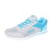 TOWED22 Walking Shoes Women Lace Up Running Tennis Fashion Sneakers Comfortable Arch Support for Everyday Wear Sneakers for Women(Sky Blue 7)