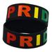 Pride bracelet Pride Silicone Wristband Fashion Rainbow Bracelet for Men and Women (Black)