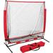 5 x5 Baseball Softball Practice Net with Carry Bag Portable Pitching Hitting Batting Catching Throwing Net Toss Backstop Training Aids