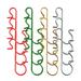 100pcs Christmas Decorations Hanging Pothook Small S Shape Hook Metal Hanger Christmas Ornament Supplies(Red Green Golden and Silver 25pcs for Each Color)