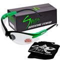 Spits Eyewear Cougar Bifocal Safety Glasses (Magnifier: 2.50 Frame Color: Two Toned Neon Green)