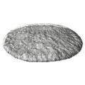 Spectrum Rugs Legacy Home Faux Sheepskin Oval Shag Area Rug Grey Mist 2 X 3 Oval 2 x 3 Entryway Living Room Bedroom