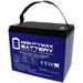 12V 75AH GEL Battery Replacement for Dual Lite 12699 Emergency Light