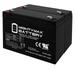 6V 12AH F2 Battery Replacement for Siltron ELP1000 - 2 Pack