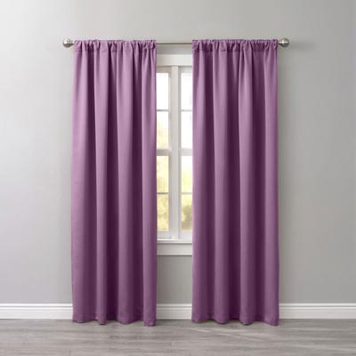 Wide Width BH Studio Room-Darkening Rod-Pocket Panel by BH Studio in Lavender (Size 54