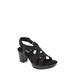 Maddox Platform Sandal - Black - Munro Heels