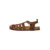 Sandale HENRY STEVENS "Drew FSI Freizeitschuh", Herren, Gr. 43, braun, Leder, casual, Schuhe, Herren-Sandalen handgefertigt, Lederschuhe Slipper