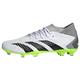 adidas Unisex Predator Accuracy.3 Firm Ground Fußballschuhe (Fester Untergrund), FTWR White/core Black/Lucid Lemon, 36 EU