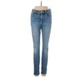 FRAME Denim Jeggings - Low Rise: Blue Bottoms - Women's Size 26