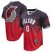 Men's Pro Standard Damian Lillard Black/Red Portland Trail Blazers Ombre Name & Number T-Shirt