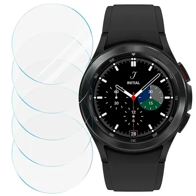 Gehärtetes Glas für Samsung Galaxy Watch 4 Classic 42 mm 46 mm Displayschutzfolie, kratzfest, für Galaxy Watch 4 Classic1/2/3/4/5 Stück