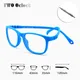 Kinder Brille Rahmen Kinder Unzerbrechlich Nicht-schraube TR90 Silica gel Brillen Mit Lanyard Optic